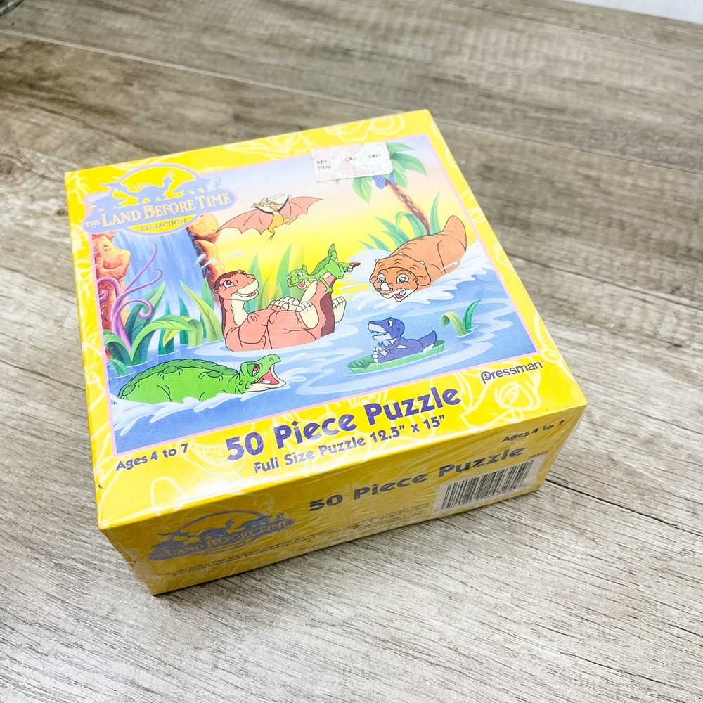 The Land Before Time 50 Piece Jigsaw Puzzle Vintage 2002 Sealed